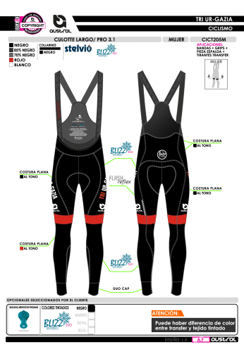 Culotte Largo PRO 3.1 - Negro