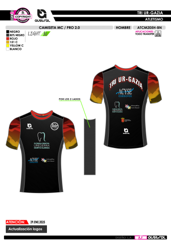 Camiseta MC PRO 2.0 - Negro