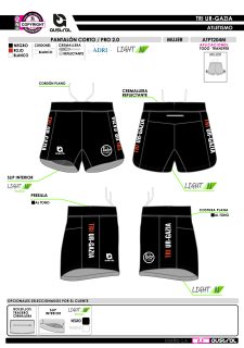 Pantalón Corto PRO 2.0 - Negro 2