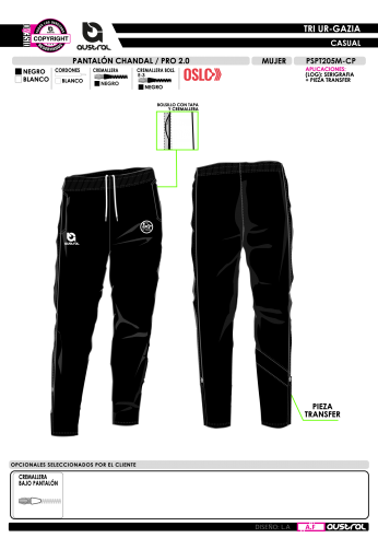 Pantalón Chándal PRO 2.0 - Negro