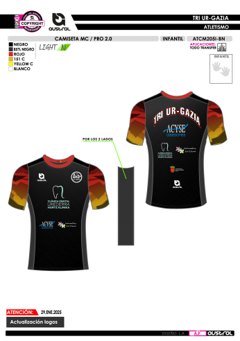 Camiseta MC PRO 2.0 - Negro