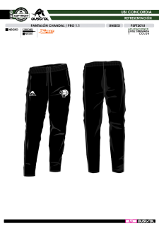 Pant. Chándal PRO 1.1 - Negro 2