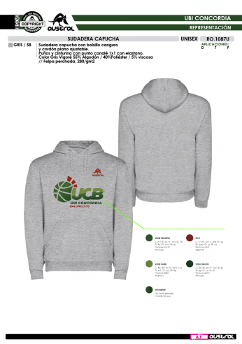 Sudadera Capucha IM - Gris Sudadera Capucha IM - Gris