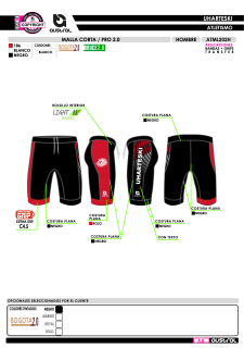Malla corta PRO 2.0 - Negro 2