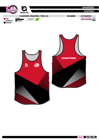 Camiseta Tirantes PRO 2.0 - Rojo