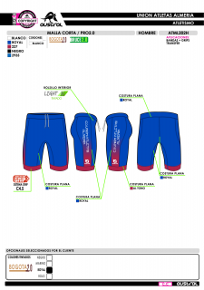 Malla Corta PRO 2.0 - Royal 2