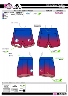 Pantalón Corto PRO 2.0 - Royal 2