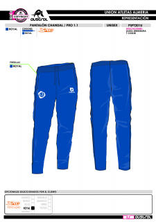 Pant. Chándal PRO 1.1 - Royal 2