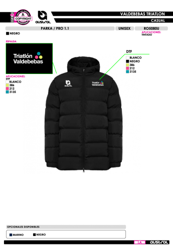 Parka PRO 1.1 IM - Negro
