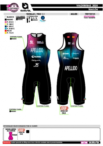 Tritraje PRO 1.1 - Negro