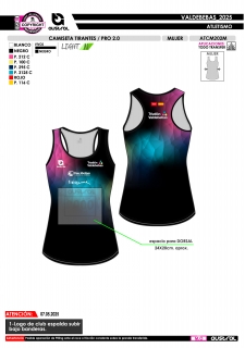 Camiseta Tirantes PRO 2.0 -... 2