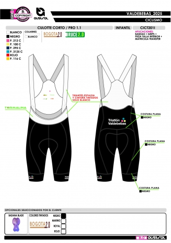 Culotte Corto PRO 1.1 - Blanco