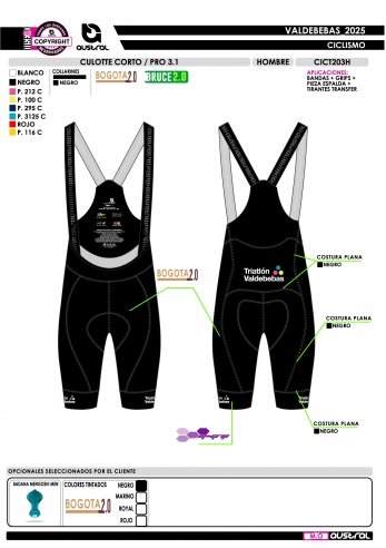 Culotte Corto PRO 3.1 - Negro