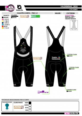 Culotte Corto PRO 3.1 - Negro