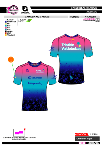 Camiseta MC PRO 2.0 - Celeste