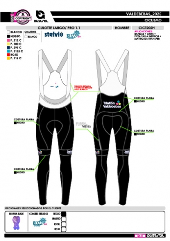 Culotte Largo PRO 1.1 - Negro