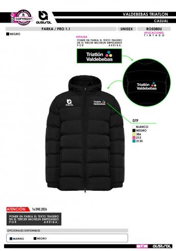 Parka PRO 1.1 IM - Negro