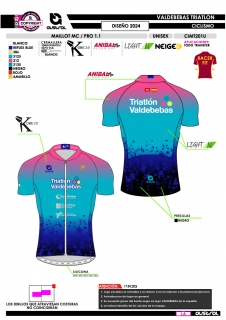 Maillot MC PRO 1.1 - Celeste 2