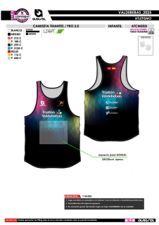Camiseta Tirantes PRO 2.0 -... 2