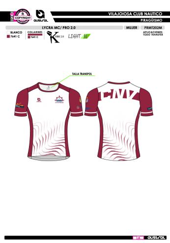 Lycra MC PRO 2.0 - Blanco