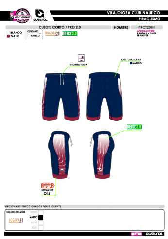Culote Corto PRO 2.0 - Marino