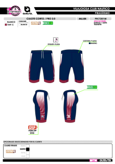 Culote Corto PRO 2.0 - Marino 2