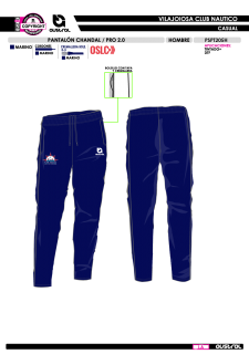 Pant. Chándal PRO 2.0 - Marino 2