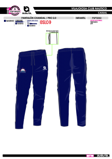 Pant. Chándal PRO 2.0 - Marino 2