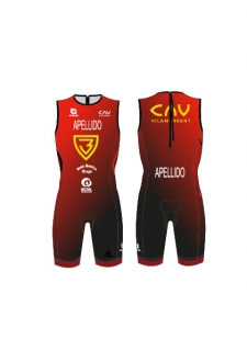 Tritraje K - Triatlón-  Rojo
