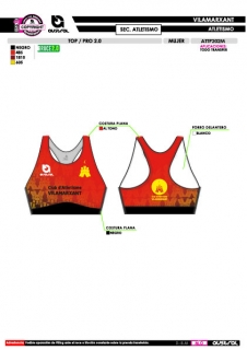 Top PRO 2.0 - Atletismo - Rojo 2