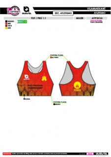 Top PRO 1.1 - Atletismo - Rojo 2