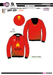 Sudadera Capucha PRO 1.6 -... 2