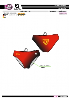 Bañador 8C - Rojo 2