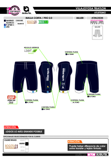 Malla corta PRO 2.0 - Marino 2