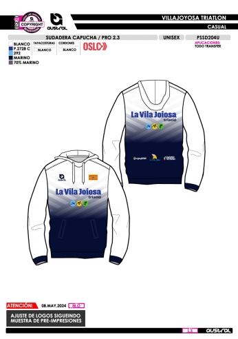 Sudadera Capucha PRO 2.3 - Blanco