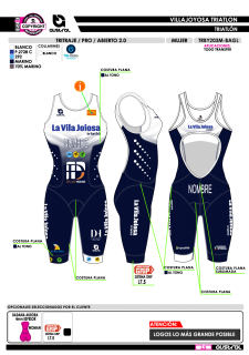 Tritraje PRO abierto 2.0 -... 2