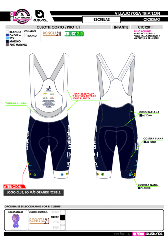 Culotte Corto PRO 1.1 - Marino