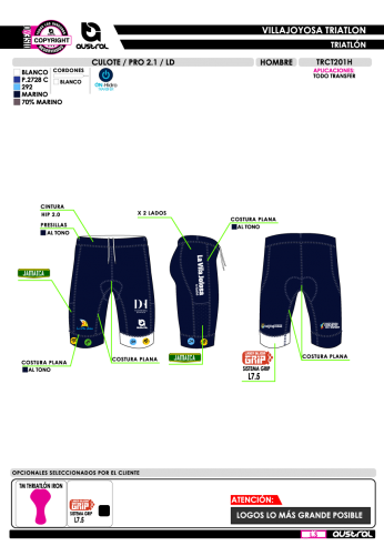 Culote PRO 2.1 LD - Blanco