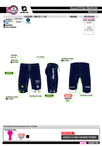 Culote PRO 2.1 LD - Marino
