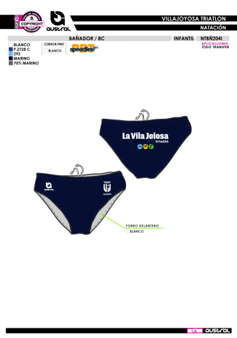 Bañador 8C - Marino