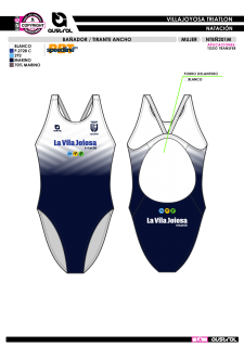 Bañador Tirante Ancho - Marino 2