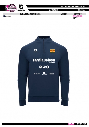 Sudadera Técnica IM - Marino