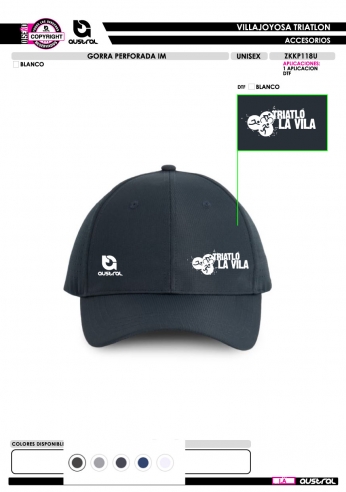 Gorra Perforada IM - Marino