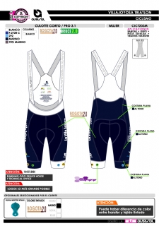 Culotte Corto PRO 3.1 - Marino 2