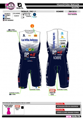 Tritraje PRO 1.1 - Blanco