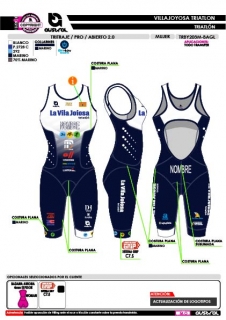 Tritraje PRO abierto 2.0 -... 2