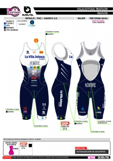 Tritraje PRO abierto 2.0 -... 2