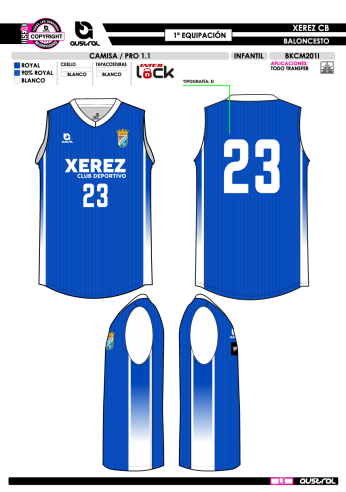 Camisa PRO 1.1 - 1ª Equip - Royal