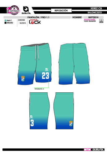 Pantalón Corto PRO 1.1 - Reposición -...