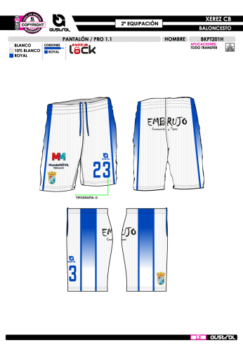 Pantalón Corto PRO 1.1 - 2ª Equip. -...